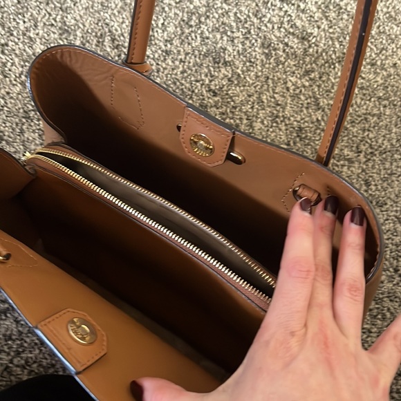 Michael Kors cognac colored purse - Picture 5 of 7